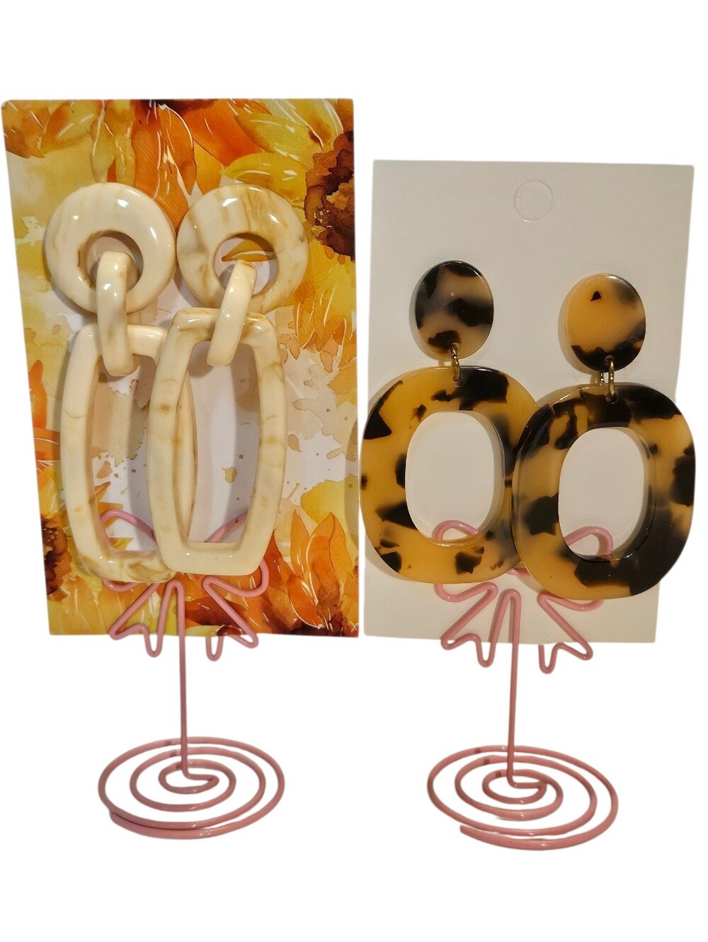Gold & Silver Tone Fashion Earrings (12 Pairs) Multiple Styles & Colors - Picture 6 of 7
